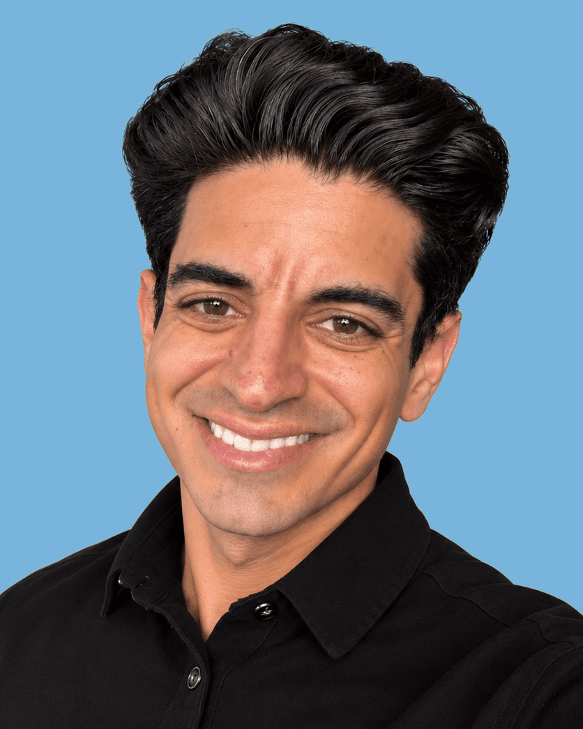 Basim Mousilli, smiling